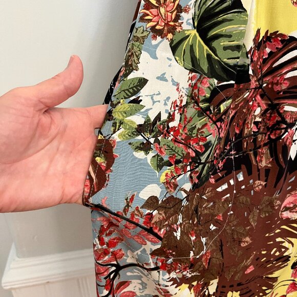 J. Jill Floral Sleeveless Shift Mini Dress, Size Small - Picture 4 of 9